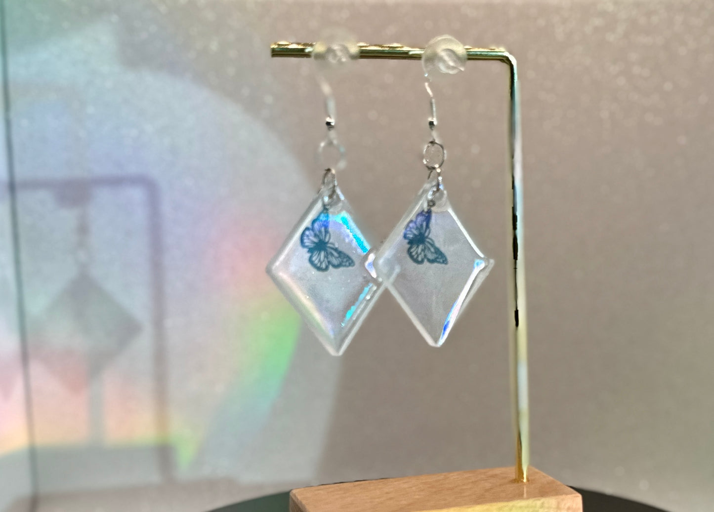 Holographic Butterfly Earrings