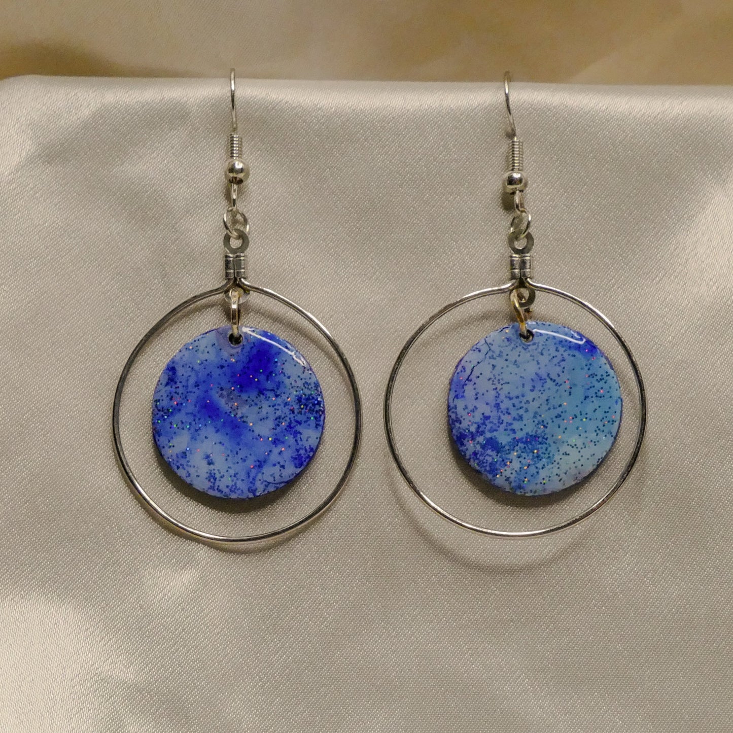Galaxy Circle Earrings