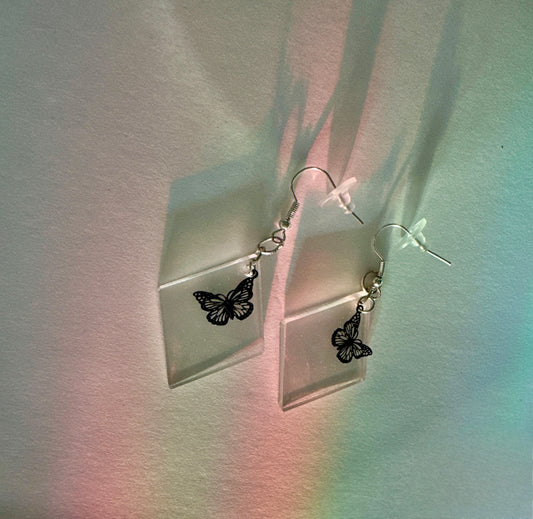 Holographic Butterfly Earrings