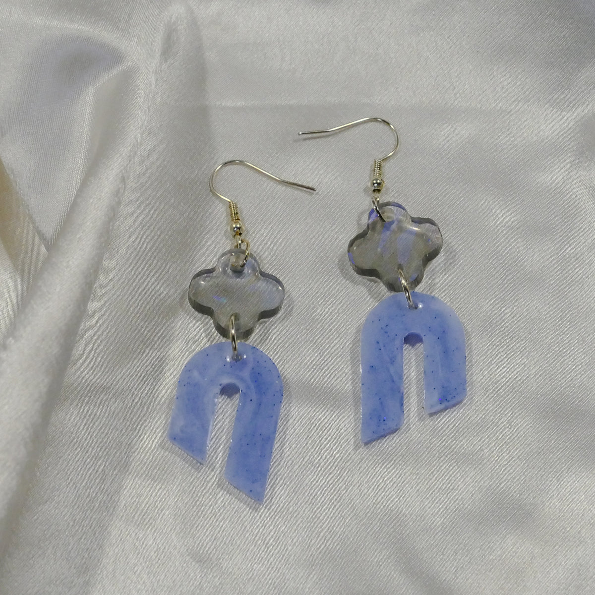 Periwinkle Arch Earrings