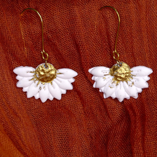 Half-Bloom Flower Earrings