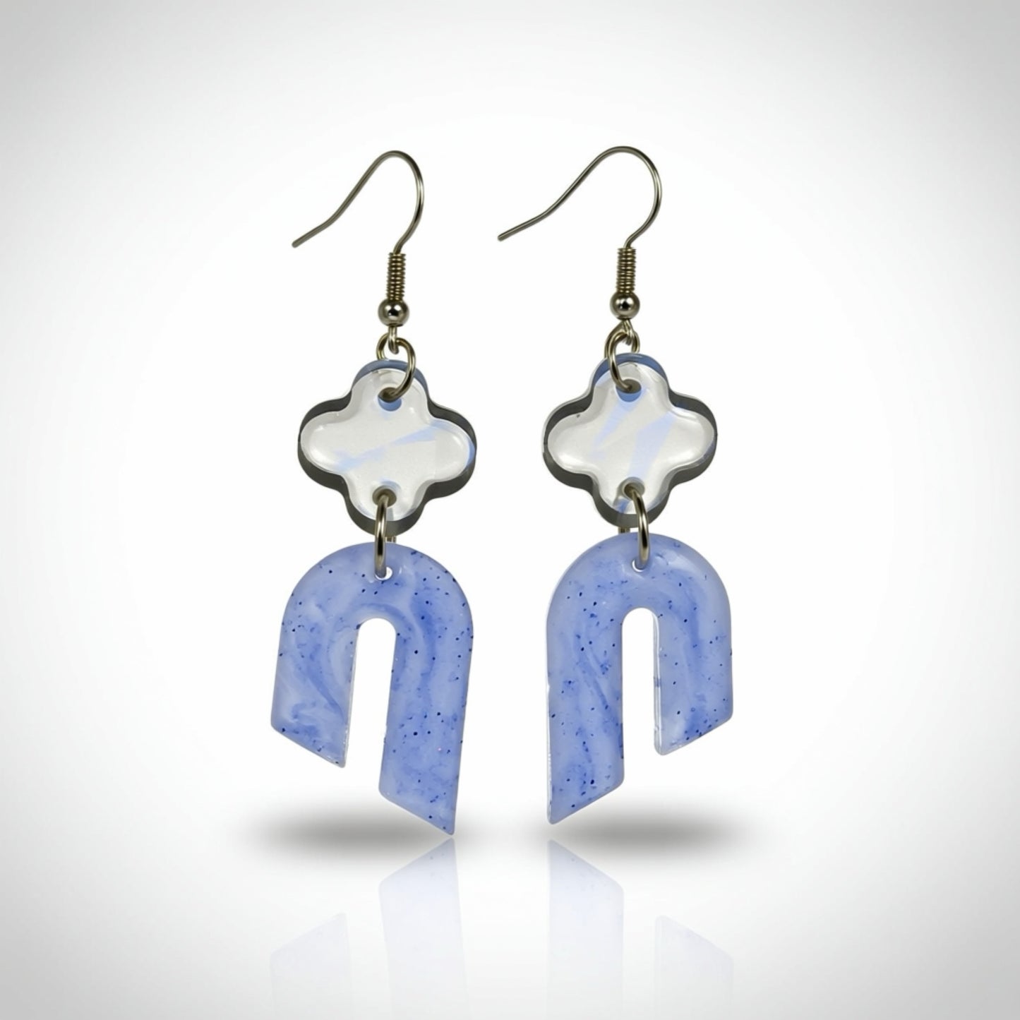Periwinkle Arch Earrings