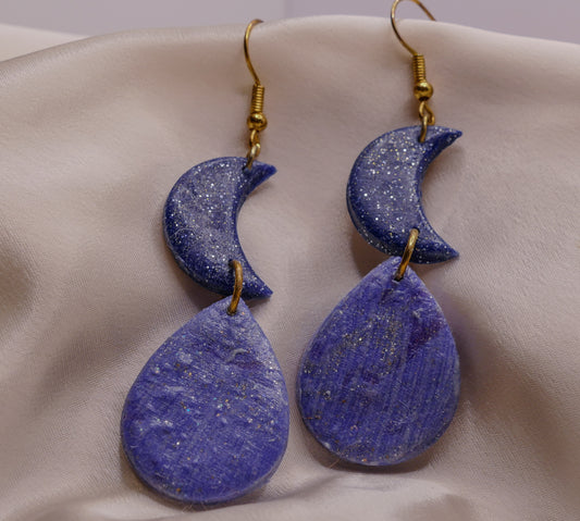 Moon Drop Earrings