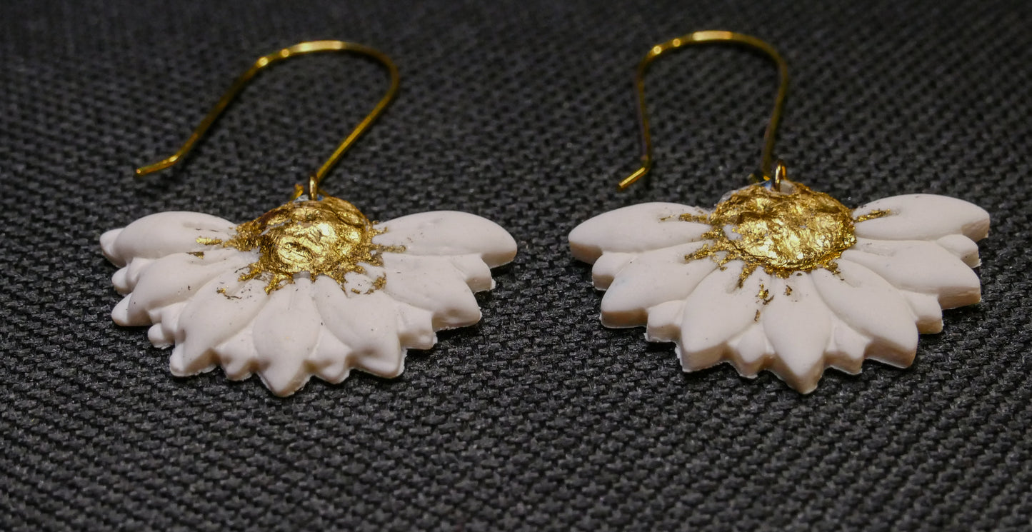 Half-Bloom Flower Earrings