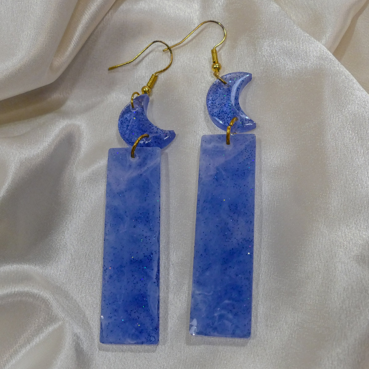 Holographic Moon Phase Earrings
