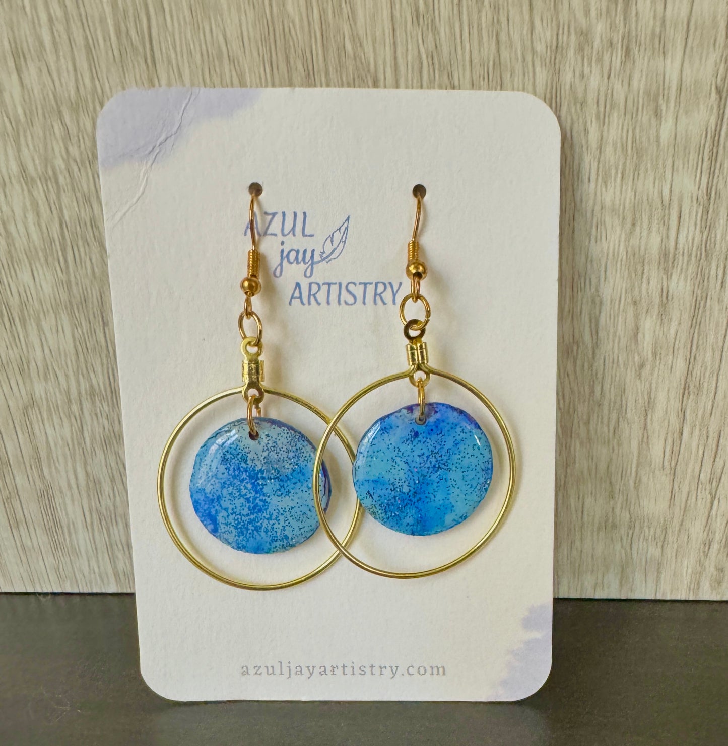 Galaxy Circle Earrings