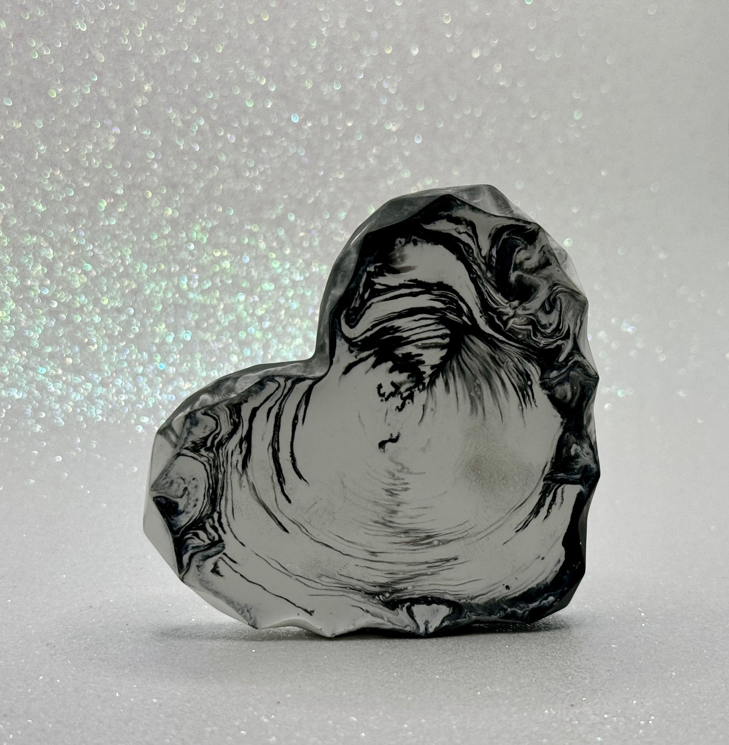 Marbled Heart Decor