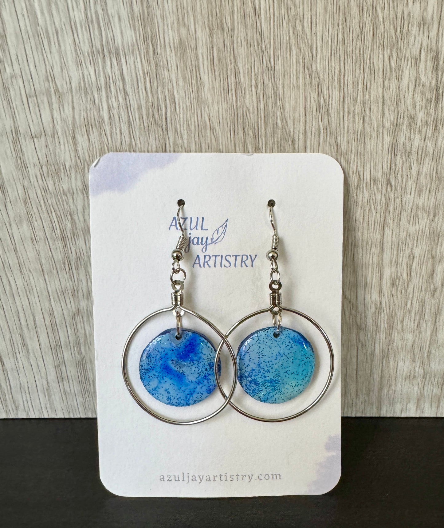 Galaxy Circle Earrings