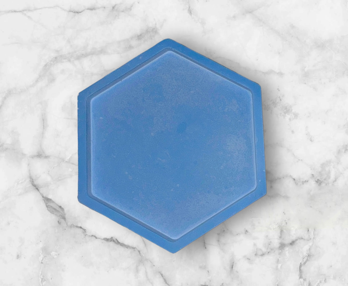 Blue Hexagon Trinket Tray