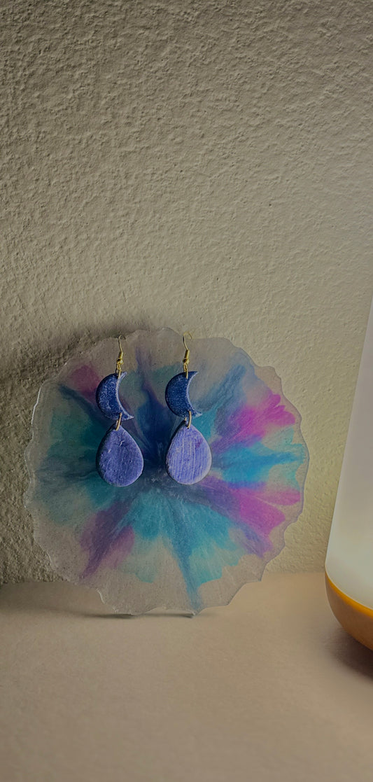 Moon Drop Earrings