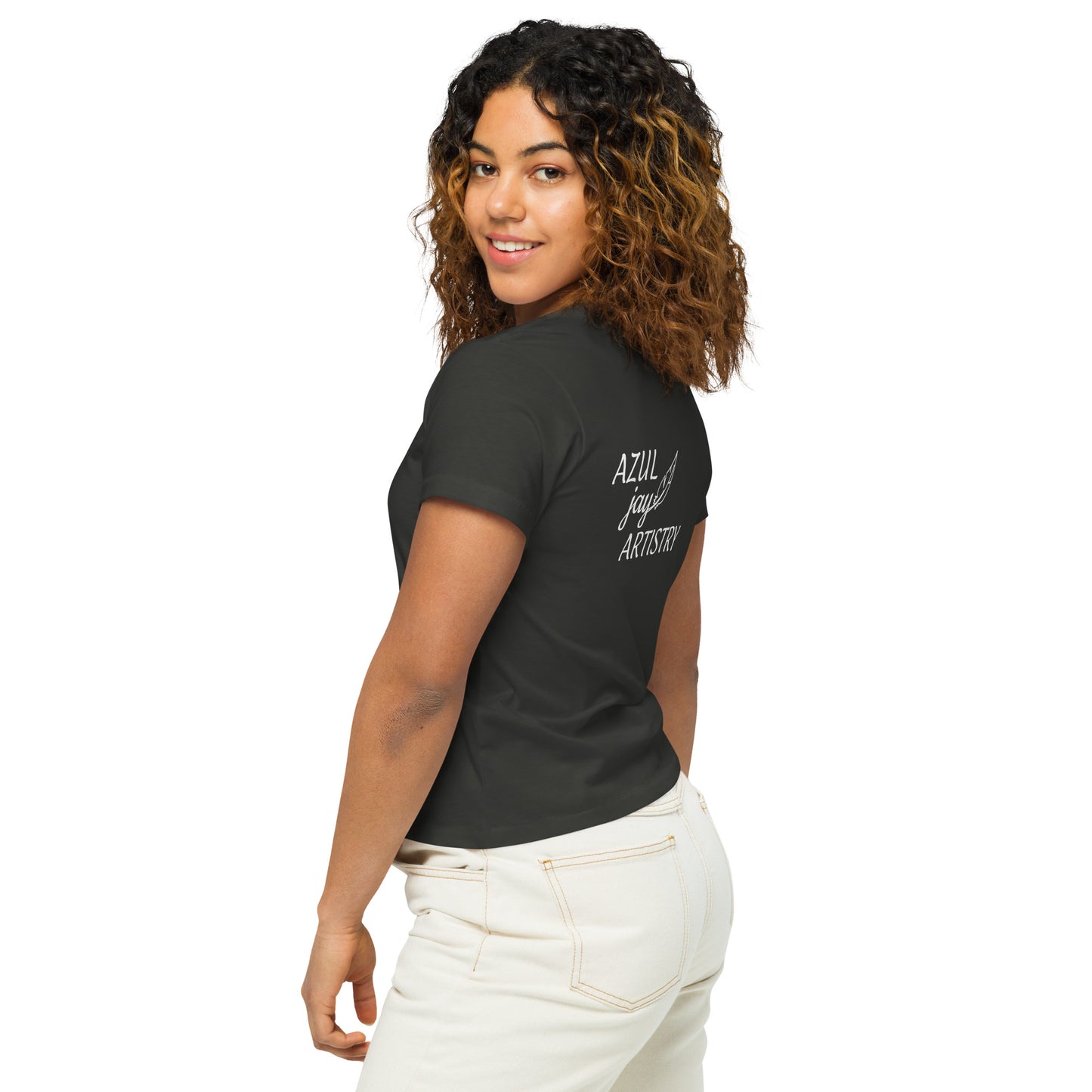 Logo Women’s high-waisted t-shirt